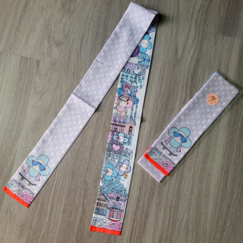 Sale🎉 2pcs Bag Twilly, Hair Tie, Scarf,  Twilly Scarf Accessory